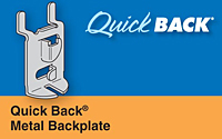 Quick Back Metal Backplates