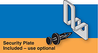 Security Plate Included