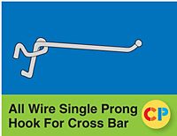 All Wire Single Prong Hooks