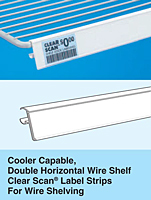cooler shelving - double horizontal
