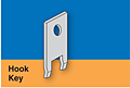 Hook Key for Plastic Hooks and Wall Tags