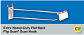 Extra Heavy-Duty Flat Back Flip Scan Hooks