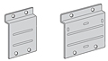 Slat Wall Back Plates (Raw Metal/Unplated)