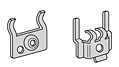 Perforated Metal Corrugated or Plastic Panel Back Plates (Plastic or Raw Metal/Unplated)