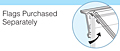SI CHST76 Hinged Talker - For Right Angle Promotional Flags