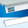 Metal Shelving Built-in Sign Clip Label Holders