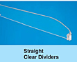 Straight Clear Dividers