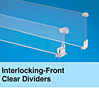 Interlocking-Front Clear Dividers