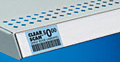Flat surface adhesive back front mount