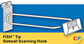 Slatwall Fish Tip Scan Hook Fits Slatwall